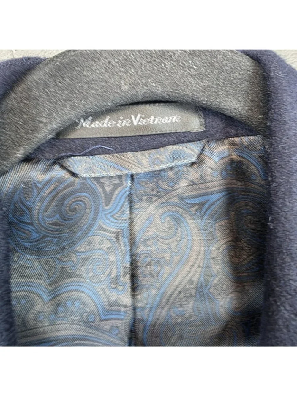 Lauren Ralph Lauren Blazer Mens 36S Blue Wool Silk Cashmere Sport Jacket Coat